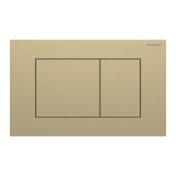 Lifestyle image of Geberit Sigma40 Square Brushed Brass Dual Flush Plate